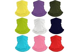 4 Pack Neck Gaiter For Women, Breathable Tube Face Mask For Summer Cooling