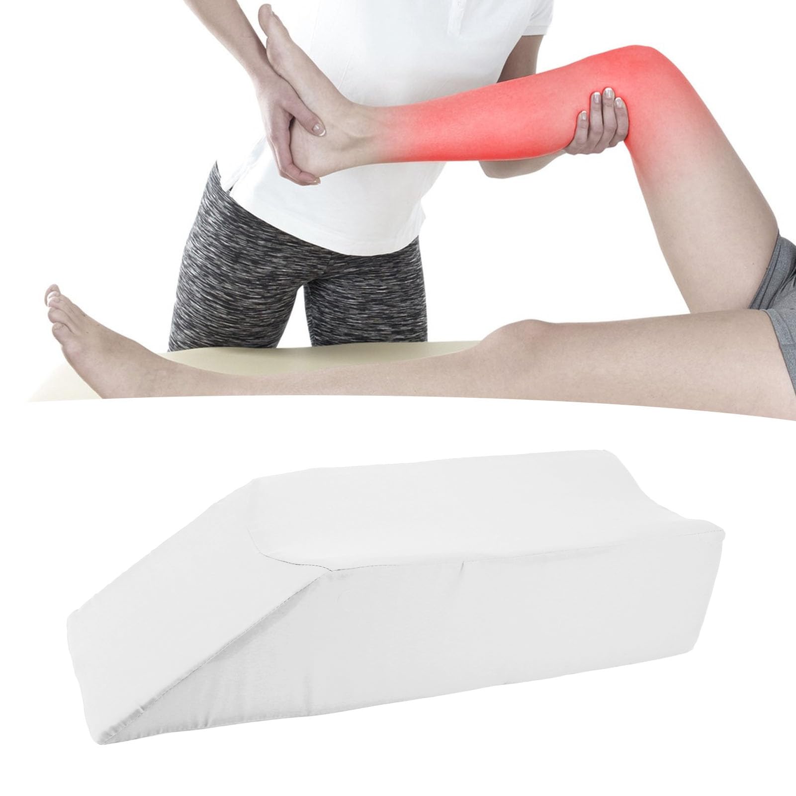 RIZGHWOY Cojín de Cuña de Posicionamiento, Cojín para Piernas, Extensión de Elevación, Cojín Postural, Cojín Espacial para Miembros Inferiores, Cojín de Cuña para Piernas para Dolor de