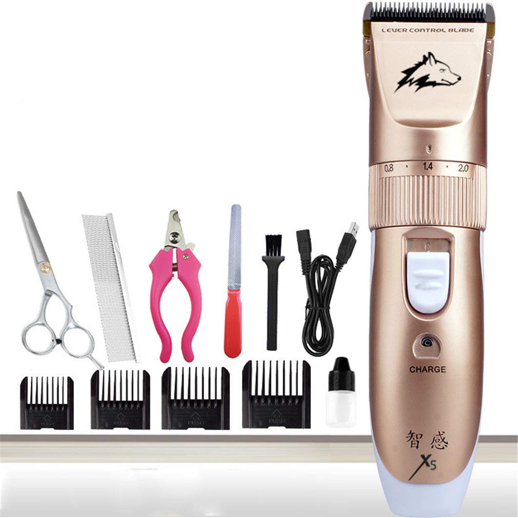 Pet Clippers Cane Capelli Clipper Pet Grooming Kit Regolatore Dei Capelli Ricaricabile Di Taglio Di Capelli Uomini Rasoio Elettrico Pelo Animale Macchina Di Taglio Per Tutti Gli Animali Domestici