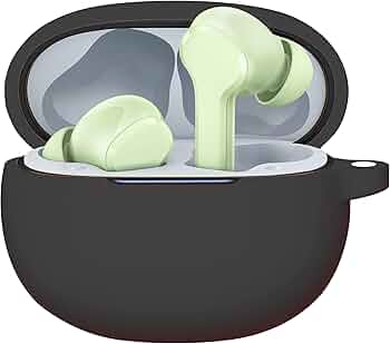 Mavro Case Cover Compatible with New Realme Buds T110 | T100 (Earphones Not Included) (Black)