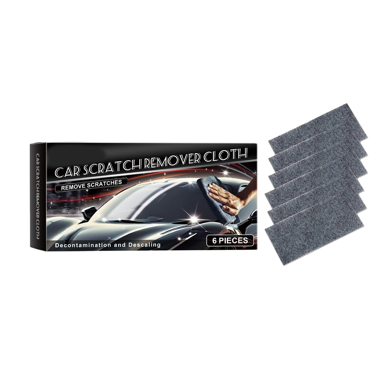 Buxuaaaa 1 Box Car Scratch Remover Cloth Automotive Scratch Car Spray Paint Cloth For Polishing Antiscratch Stain Repair Polish