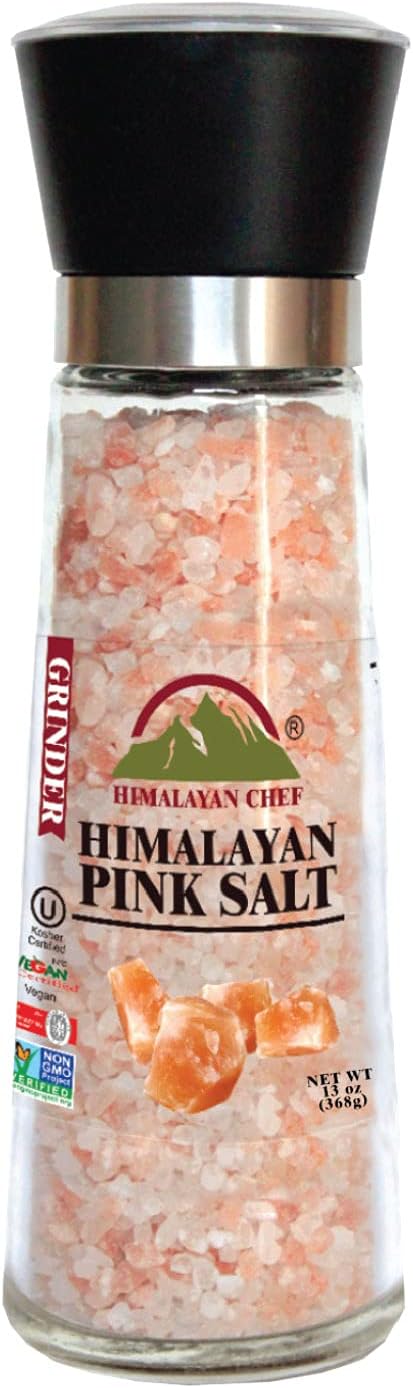 Salt Grinder, Refillable-13 Ounce
