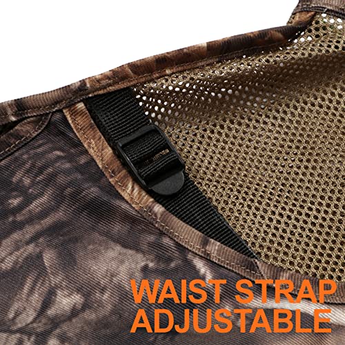 Auscamotek Upland Field Vest For Deer Bird Hunting Camouflage And Blaze Orange Xl/Xxl #TOP4