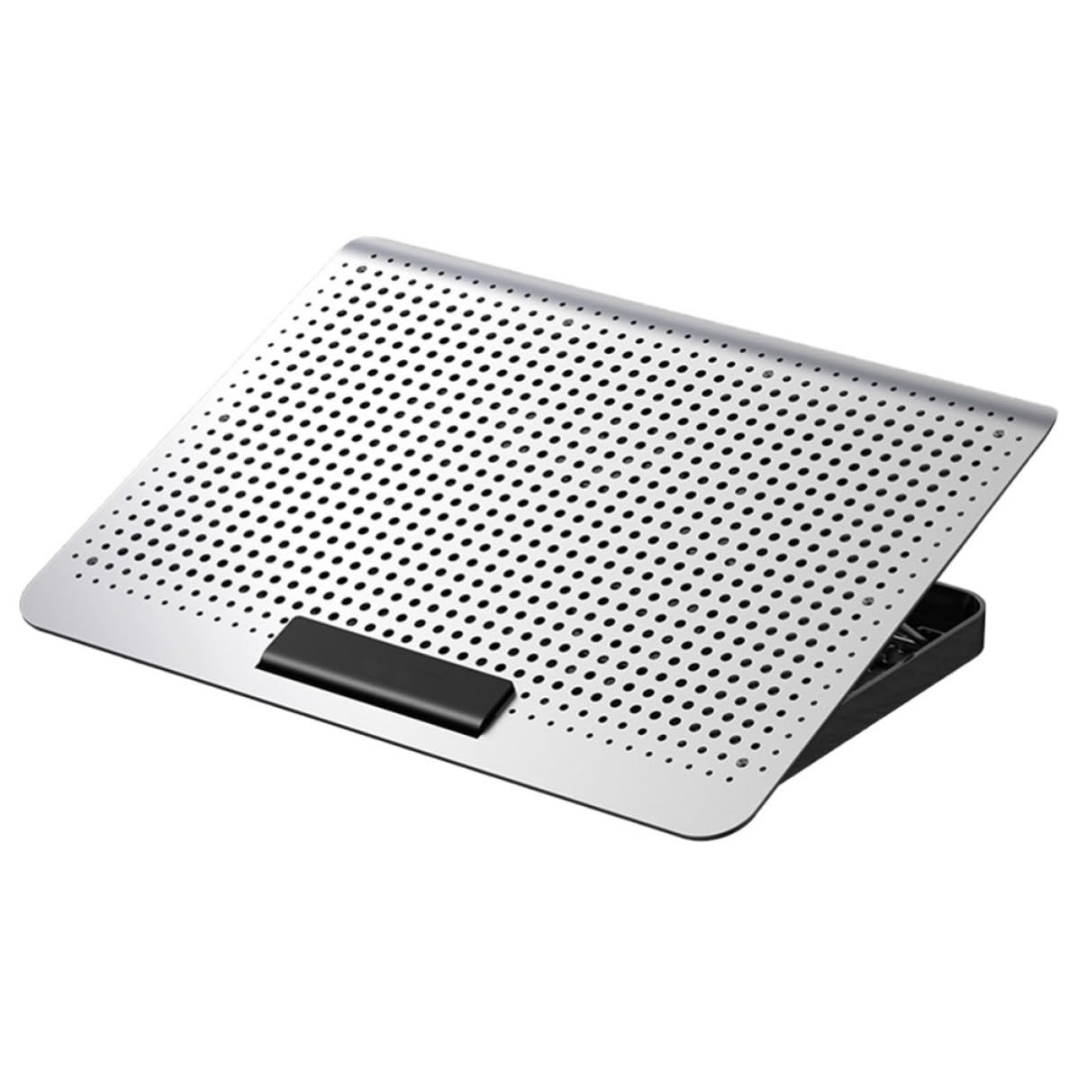 Healeved Soporte Portátil para Computadora Portátil Ventilador de Escape y Ajuste de Múltiples Niveles en Aleación de Aluminio para Celebración Verano y Uso en Oficina o Juegos