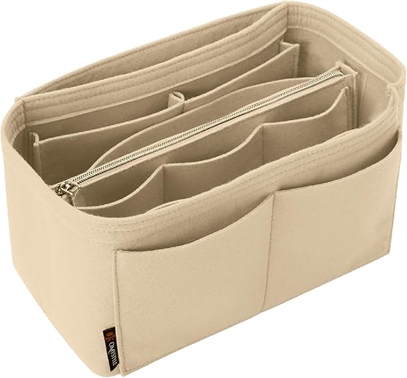 OMYSTYLE Purse Organizer Insert, Felt Tote Bag Organizer Insert with 5 Sizes, Handbag Dividers for Inside Purse, Compatible with Longchamp, Neverful, Speedy and More
