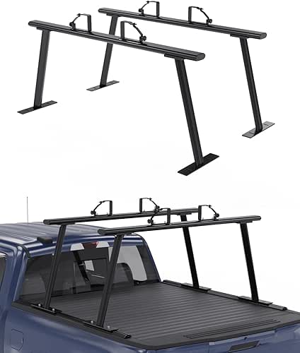 StarONE Universal Truck Bed Rack Adjustable Aluminum Pickup Truck Bed