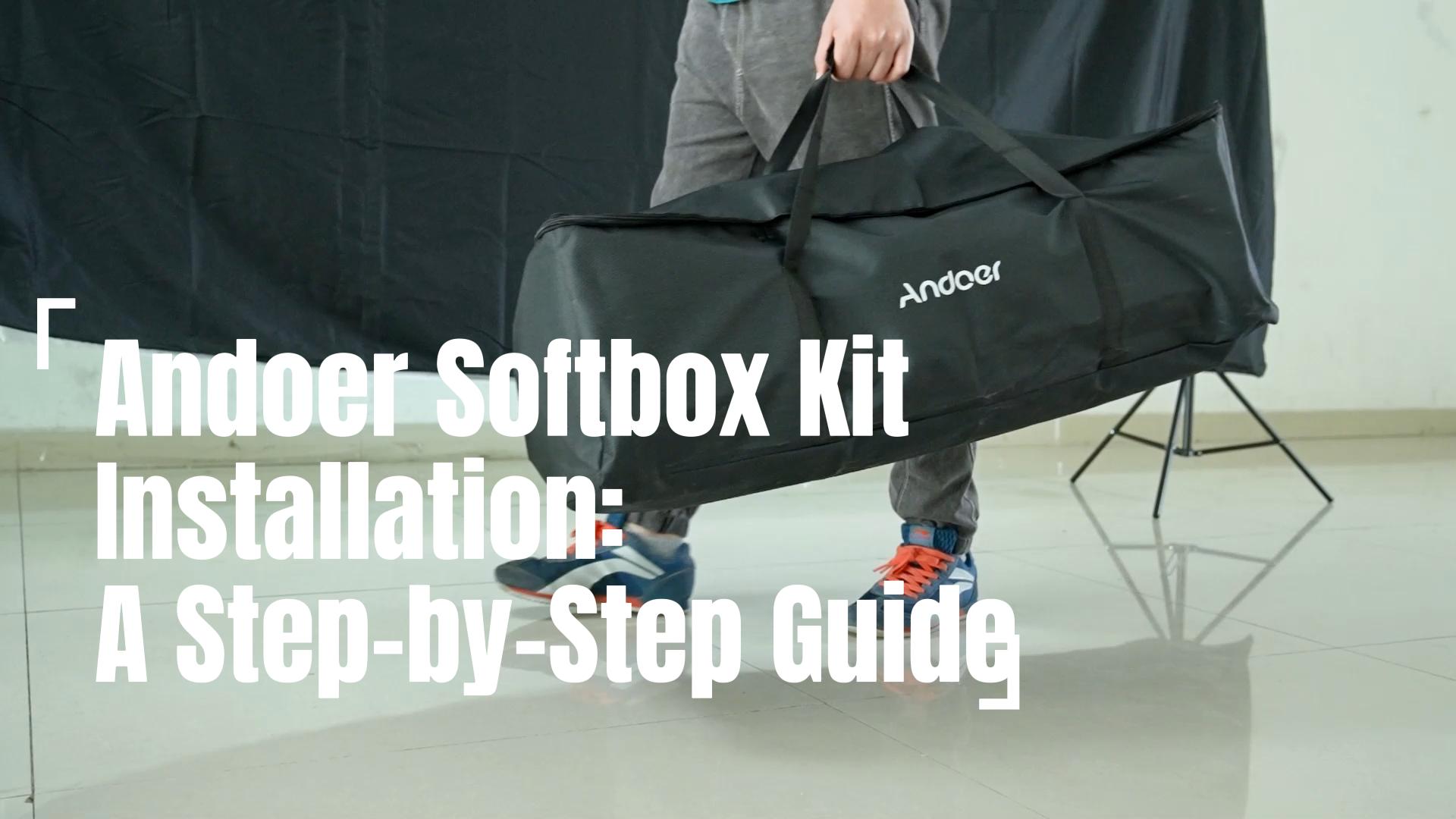 Andoer Studio - Kit De Luz Para Fotografía (incluye 2 Unidad | Cuotas