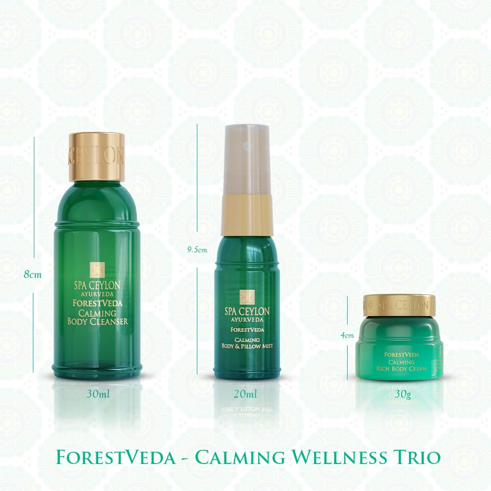 Amazon.com : Spa Ceylon ForestVeda Calming Wellness Trio