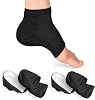 2 Pairs Invisible Height Max Socks Set, Half Height Increase Insoles, Comfortable Shoe Lift Heel Pads for Men and Women, Job Interviews, Dates, Parties 2.5cm3.5cm Black