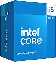 Intel Processador Core i5-14400F Desktop 10 núcleos (6 P-cores + 4 E-cores) até 4,7 GHz