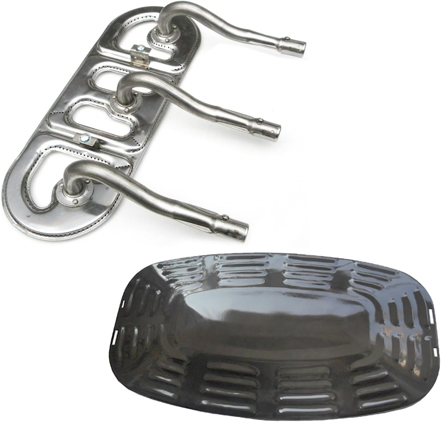 Direct store Parts Kit DG213 Replacement Stainless Steel burner and heat plate for Uniflame GBC621C, GBC621CR-C, GBC730E-C, GBC730W Gas Grill, BBQ Repair Kit for Uniflame grills