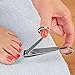 EZ Grip Nail Clipper Set – Includes Small & Large Clippers with Comfort Grip, Stainless Steel Blades for Toenails & Nails