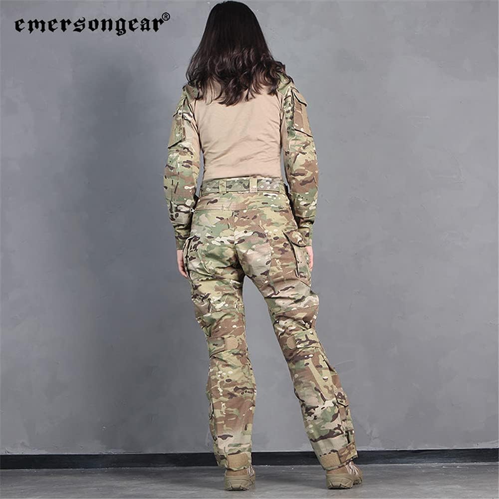 EMERSONGEAR G3 Style Combat Suit for Women,Tac Training Shirt and Pants for Paintball Airsoft War Game or Cosplay