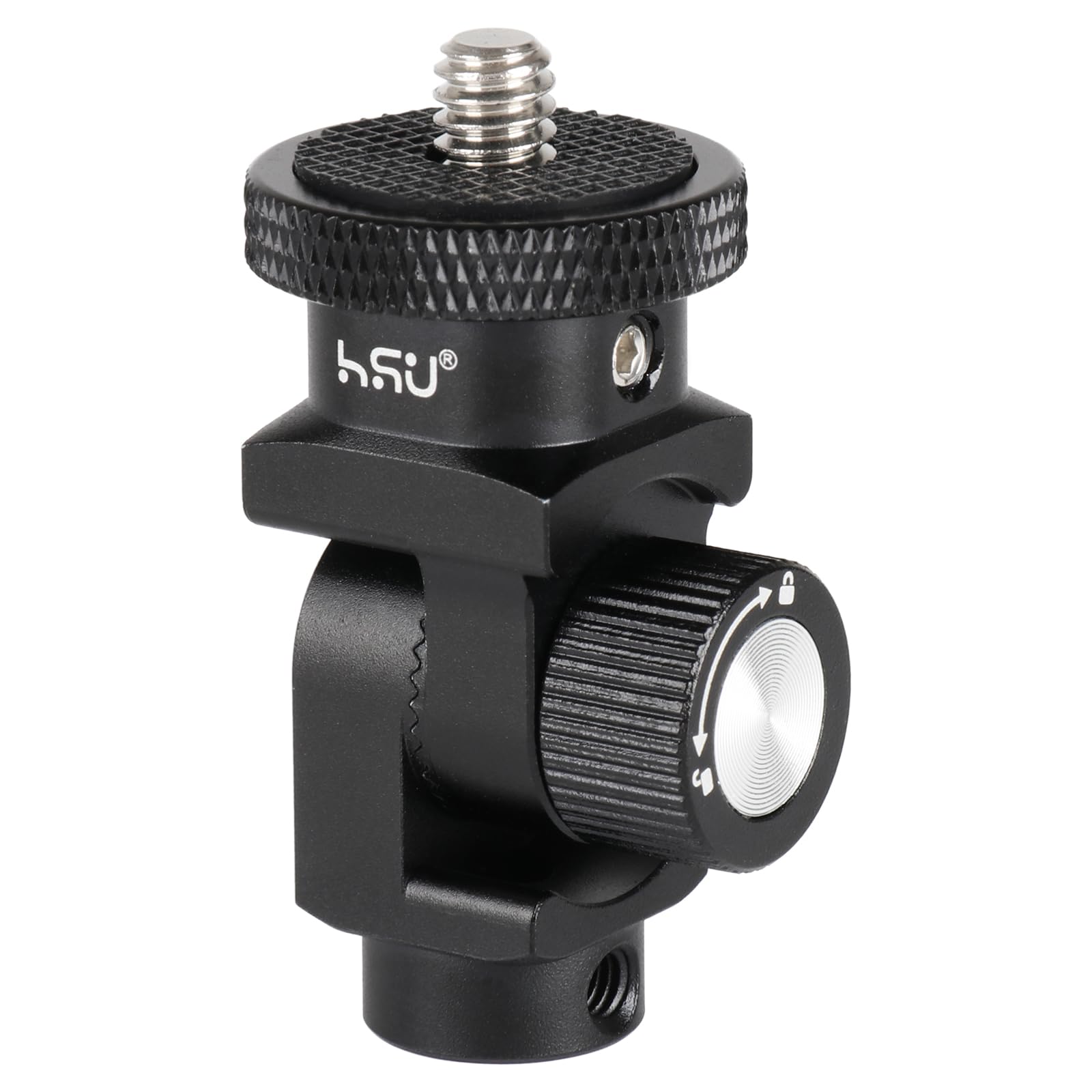 HSU Supporto Verticale Per Action Cam: Adattatore 180° In Alluminio Per GoPro Hero E Insta360