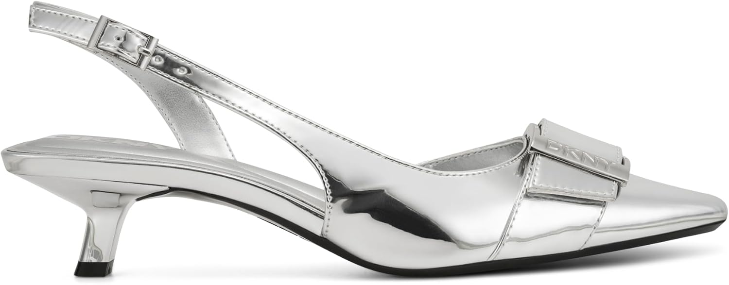 DKNY Women's Naylor Slingback Pointed Toe with Belt Detail