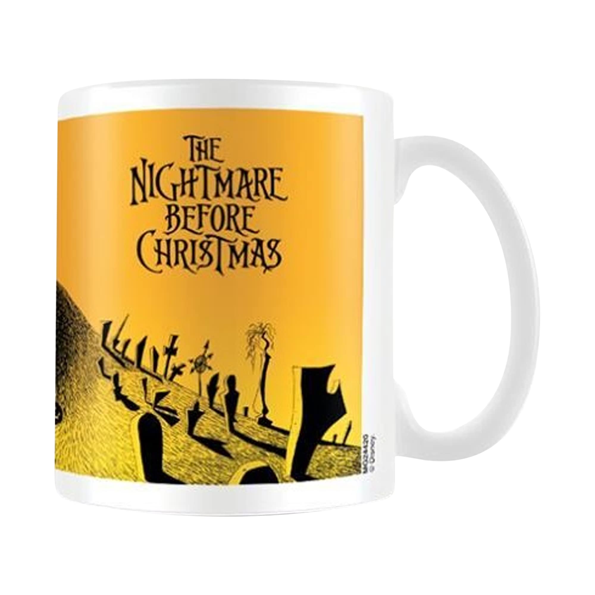 Pyramid International - Tazza In Ceramica Nightmare Before Christmas Con Lock, Shock E Barrel - Colori Multicolore, Adatta A Microonde E Lavastoviglie