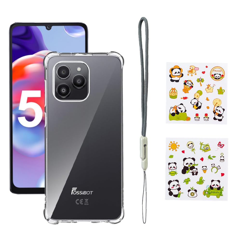 Amazon.co.jp: For FOSSiBOT S1 5G ケース クリア YILLIONS 指紋