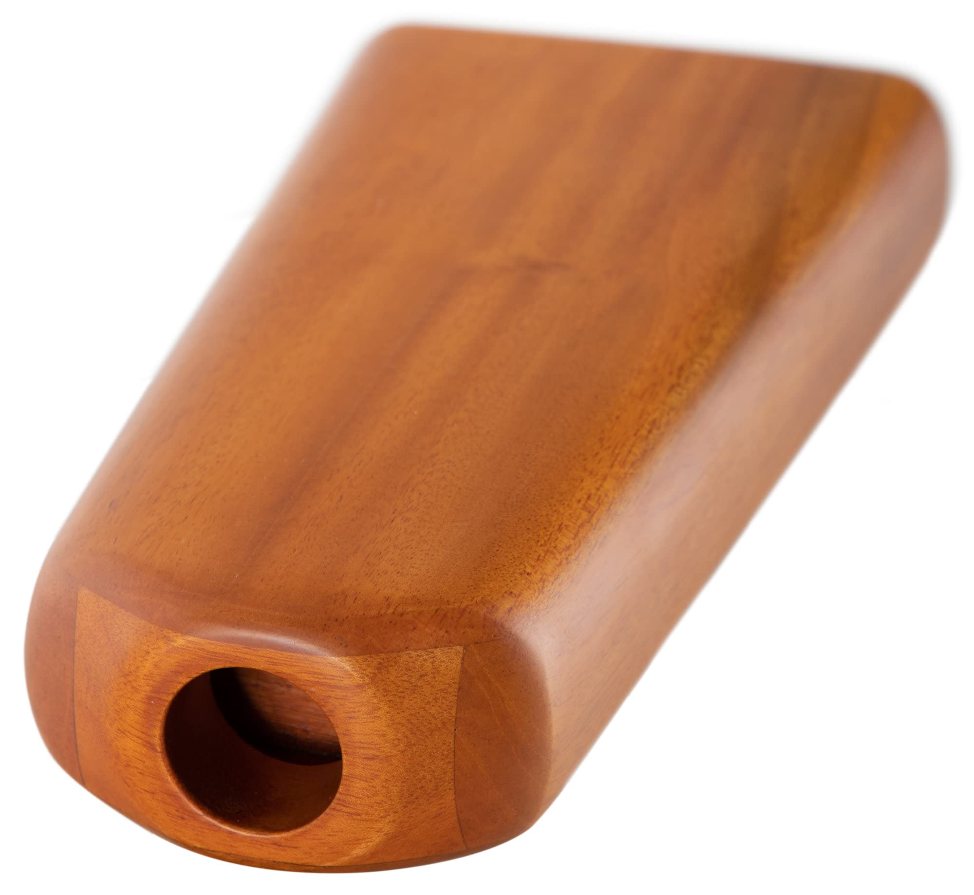 Classic Cantabile TD-1 Travel Didgeridoo, 30 cm, idéal voyages & randos sac à dos, construction intérieure spéciale pour son authentique, finition haut de gamme en bois d'acajou laqué.