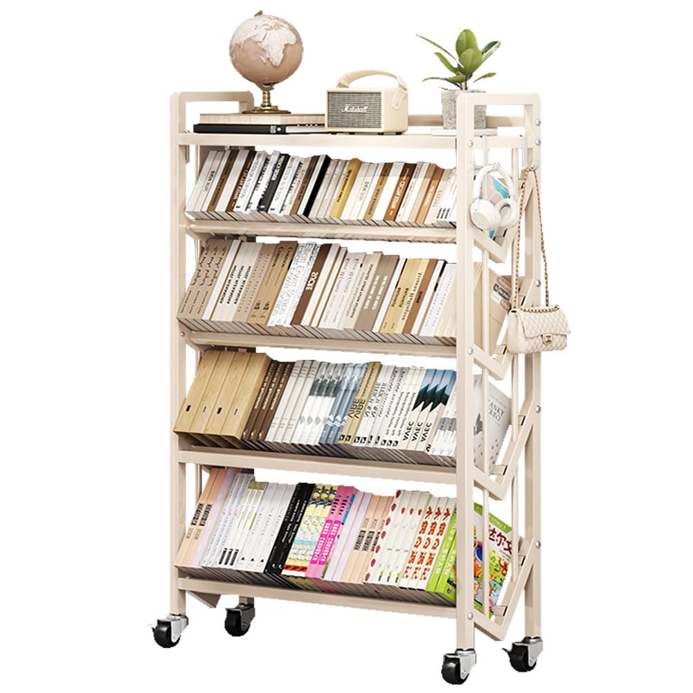 Amazon.co.jp: AKEMI LIVING ファイルラック ファイルワゴン 本棚 5段