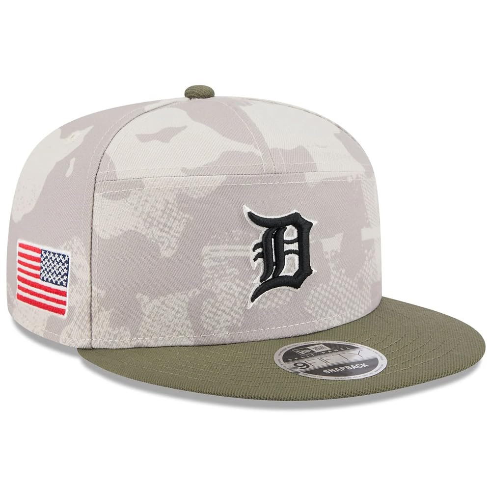 New Era Detroit Tigers 9FIFTY 2025 Armed Forces Day Snapback Cap Verstellbare Mütze
