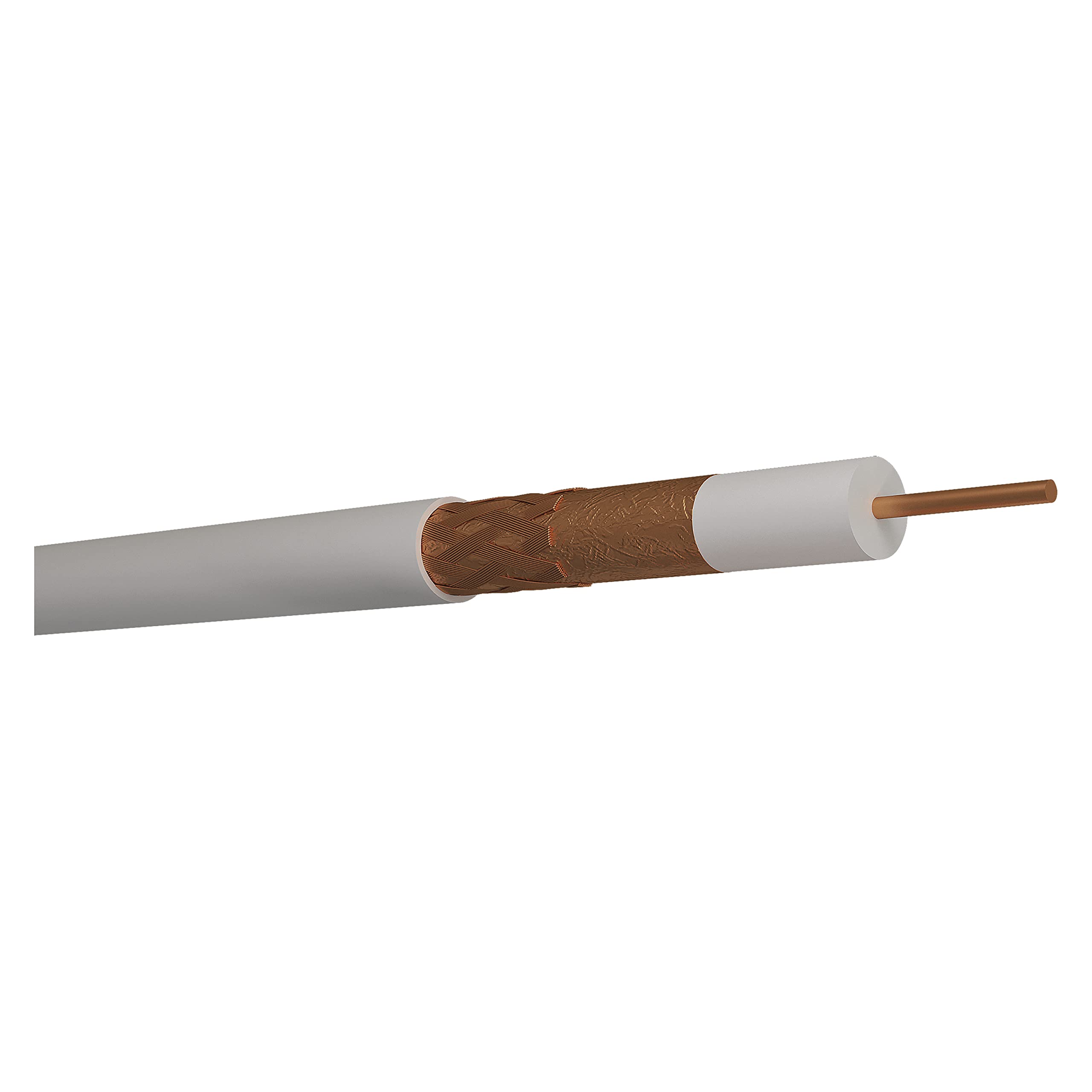 Cable Coaxial Tiple Protección Cobre Aluminio Antena TV CB120 75 OHMS 100 M