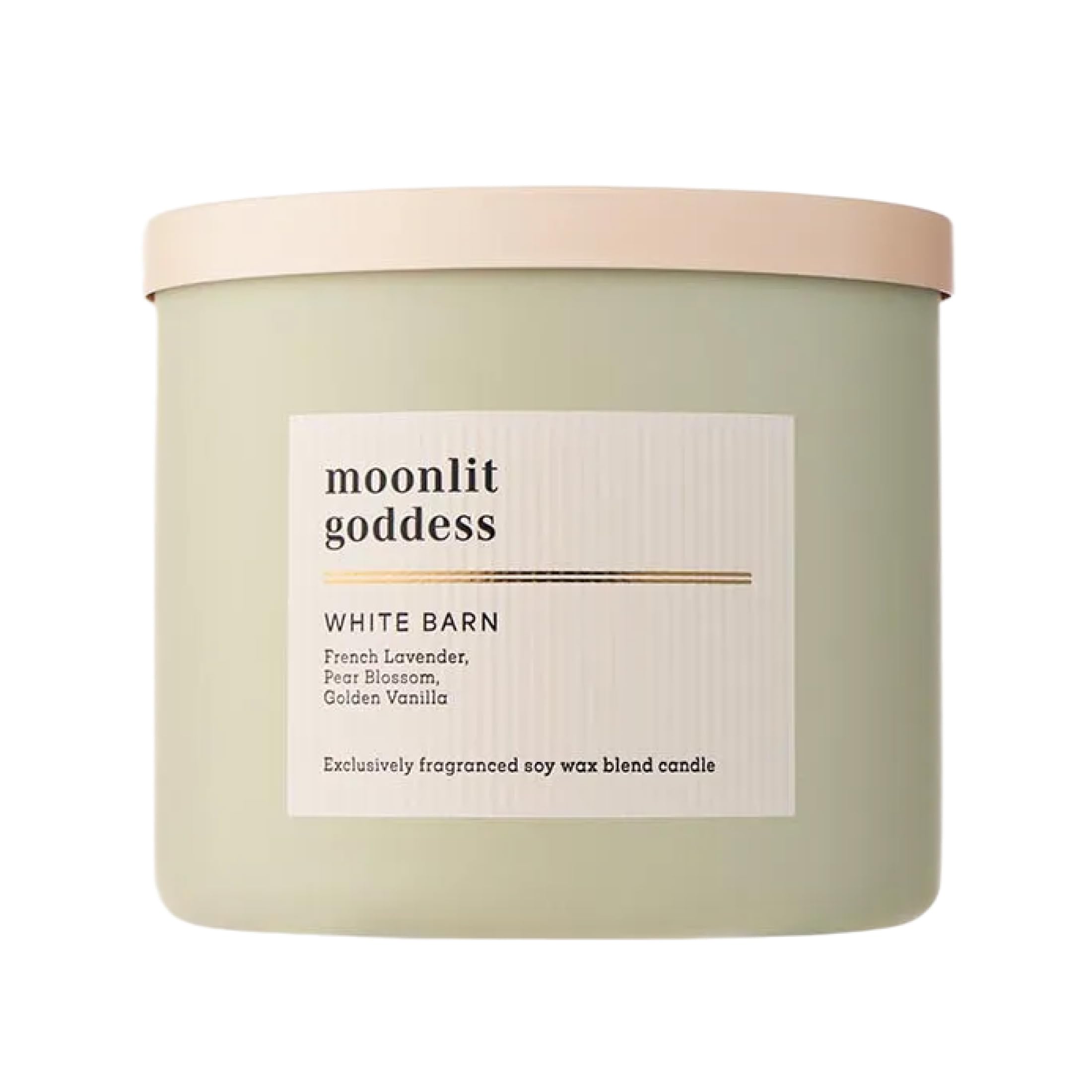 Bath & Body Works 3-Wick Candle, Moonlit Goddess Candle, Strong Throw, Long-Lasting Burn Up to 45 Hours, Exclusively Fragranced Soy Wax Blend, 14.5 oz