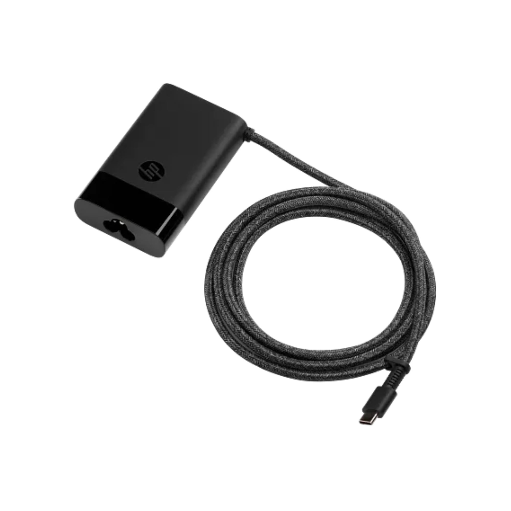 HP Cargador para Portátil USB-C de 65 W, Compatible con portátiles HP OmniBook y Otros Dispositivos con Puerto USB Type-C, Carga Rápida, Compacto, Negro