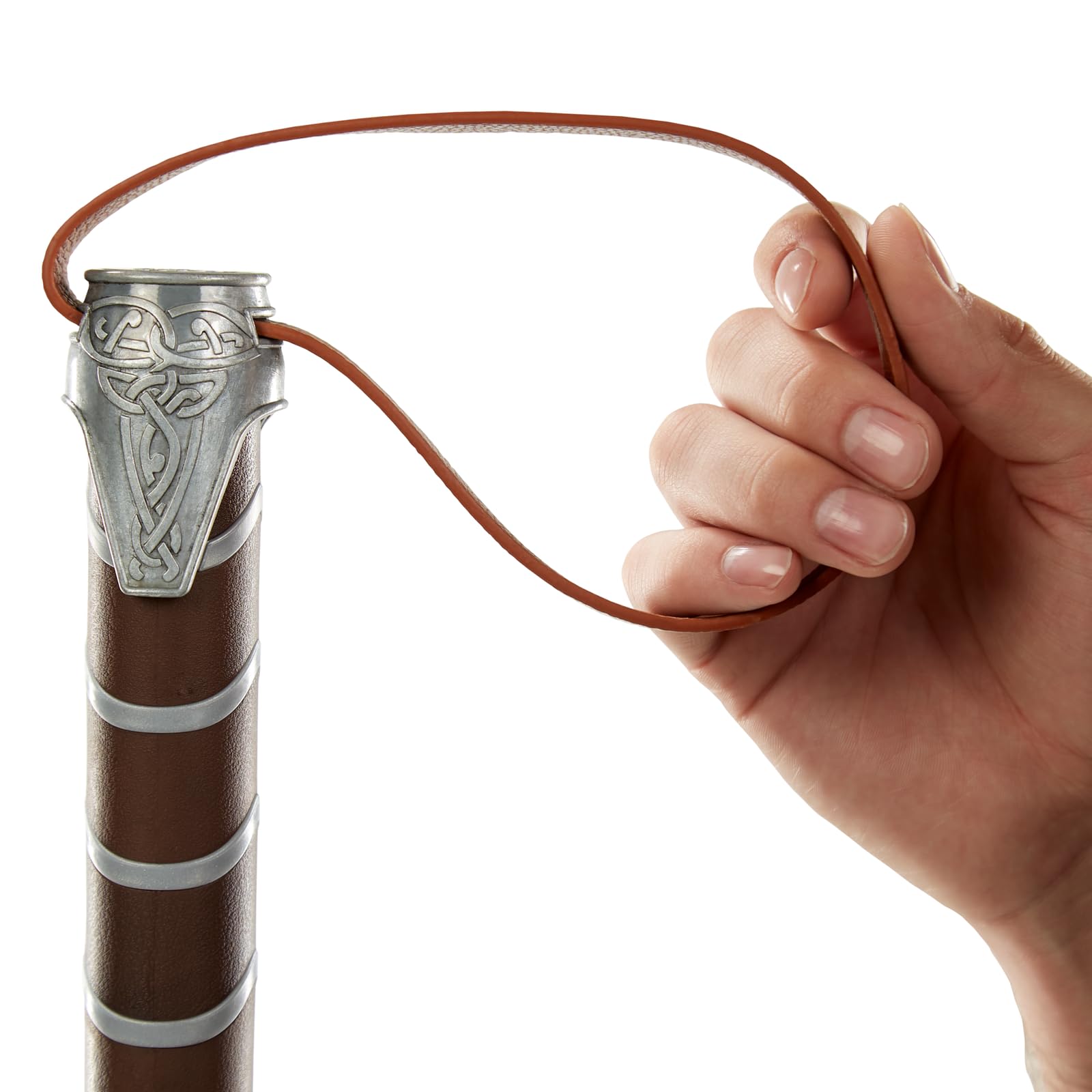 Marvel Legends Series Mjolnir - Martello Elettronico Premium per Roleplay con Effetti Luminosi e Sonori, Roleplay per Adulti