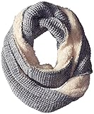 Bickley & Mitchell Women's Waffle Knit Sherpa Lined Infinity Scarf