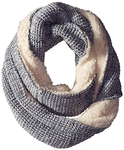 Bickley & Mitchell Women's Waffle Knit Sherpa Lined Infinity Scarf
