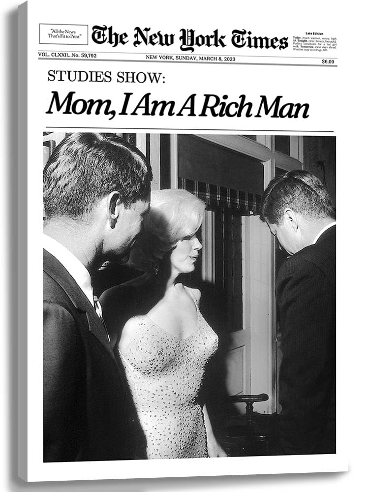 Funky Posters Black and White Wall Art Hot Girls Drink Champagne Preppy Pictures Coastal Cowgirl Poster Beach Print Trendy Newspapers Wall Decor for Living Room Bar Cart Party (E,16x24in Frame)