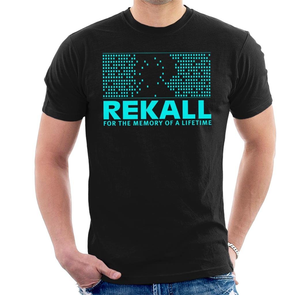 Cloud City 7 Men's Black Total Recall Rekall For The Memory Of A Lifetime T-Shirt