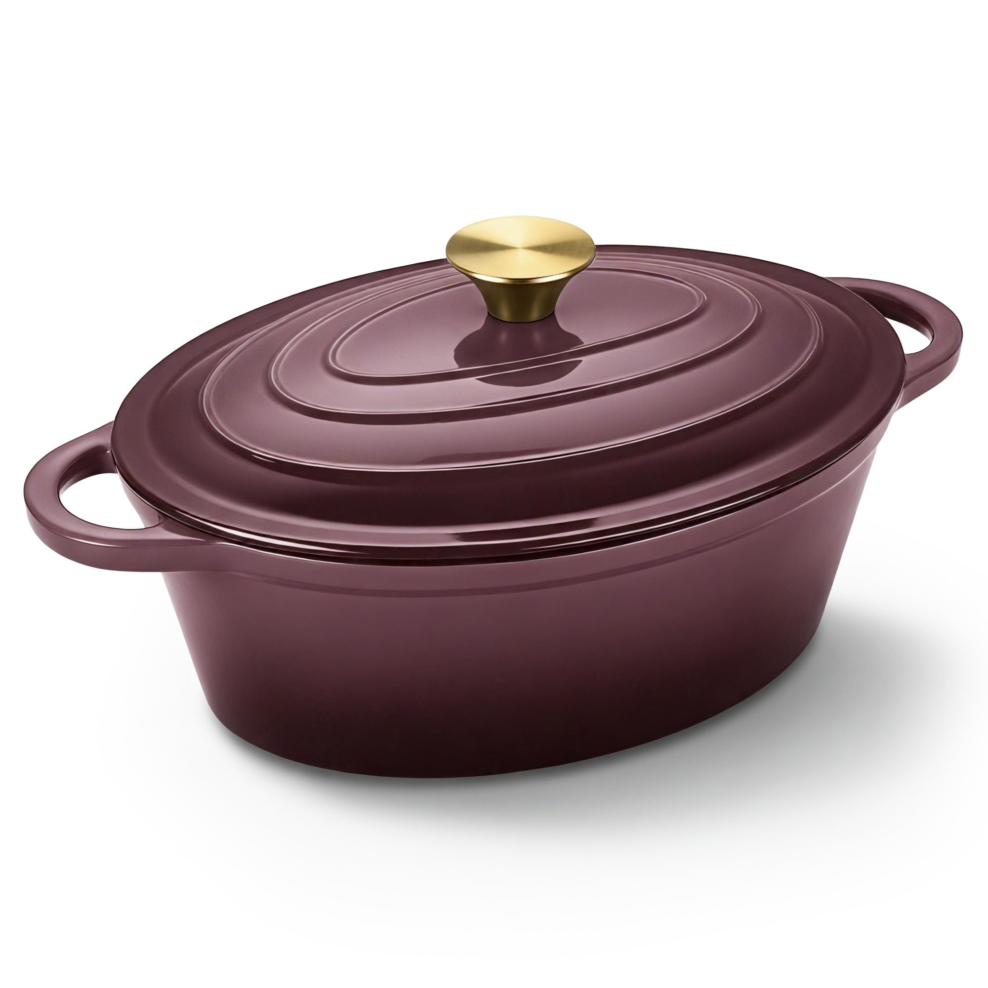 Kerilyn 4.5 Quart Oval Dutch Oven for Bread Baking