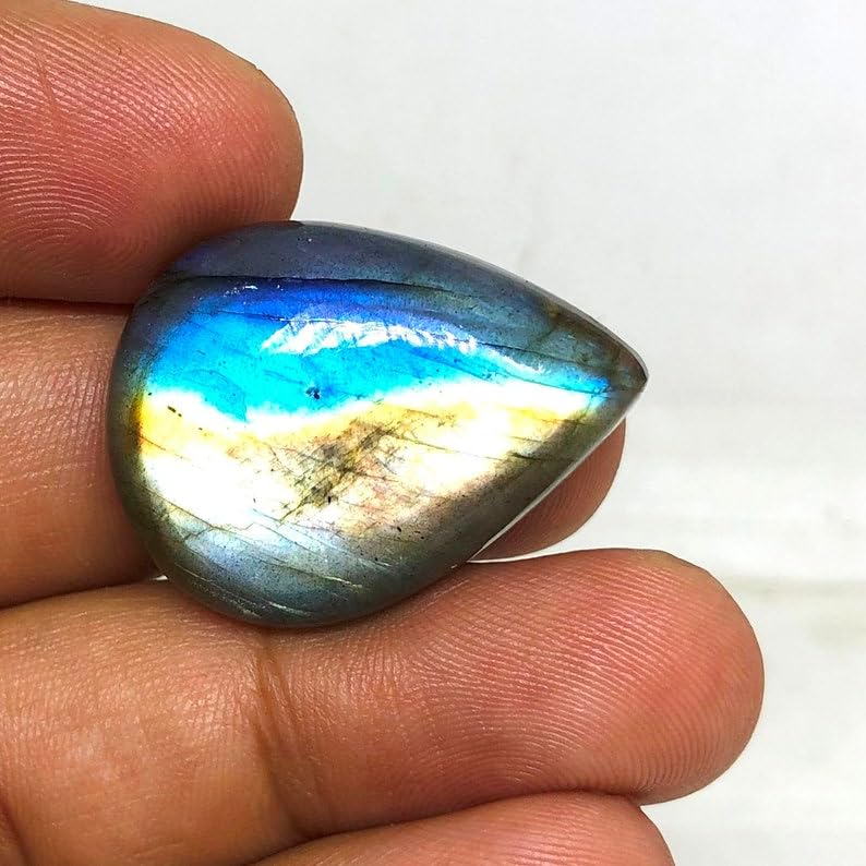 Gemme labradorite pour fabriquer une bague bohème unique soi-même