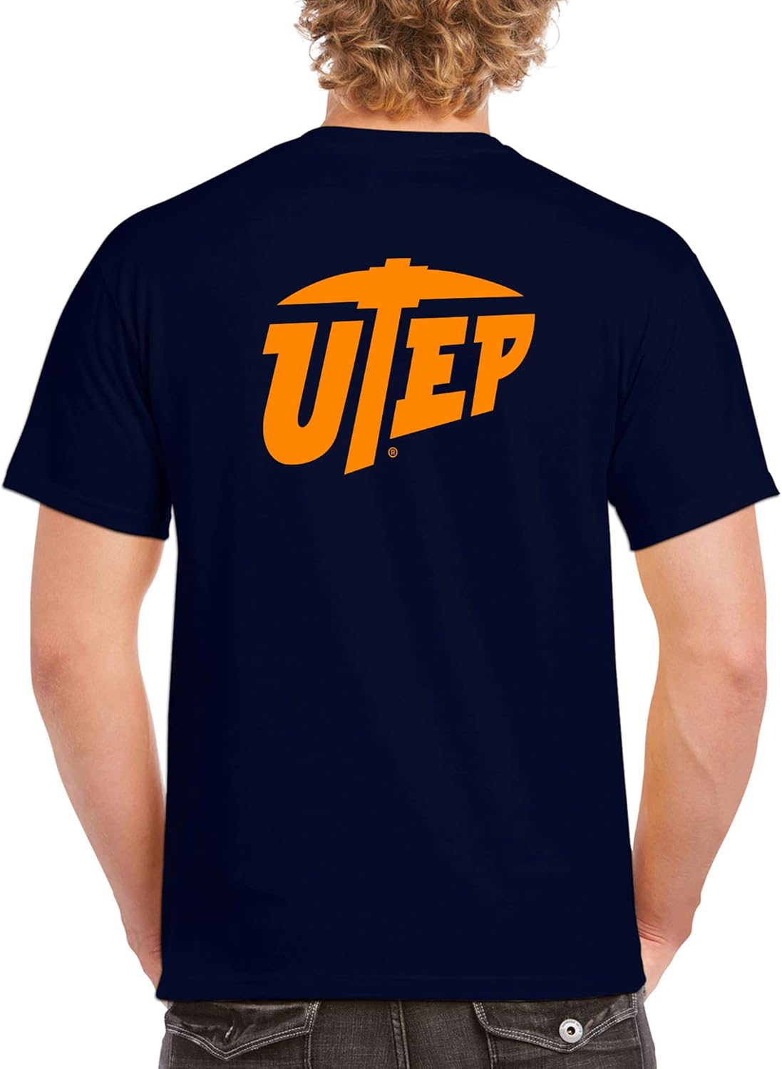 NCAA Front and Back Print, Team Color T Shirt, College, University - Image 5
