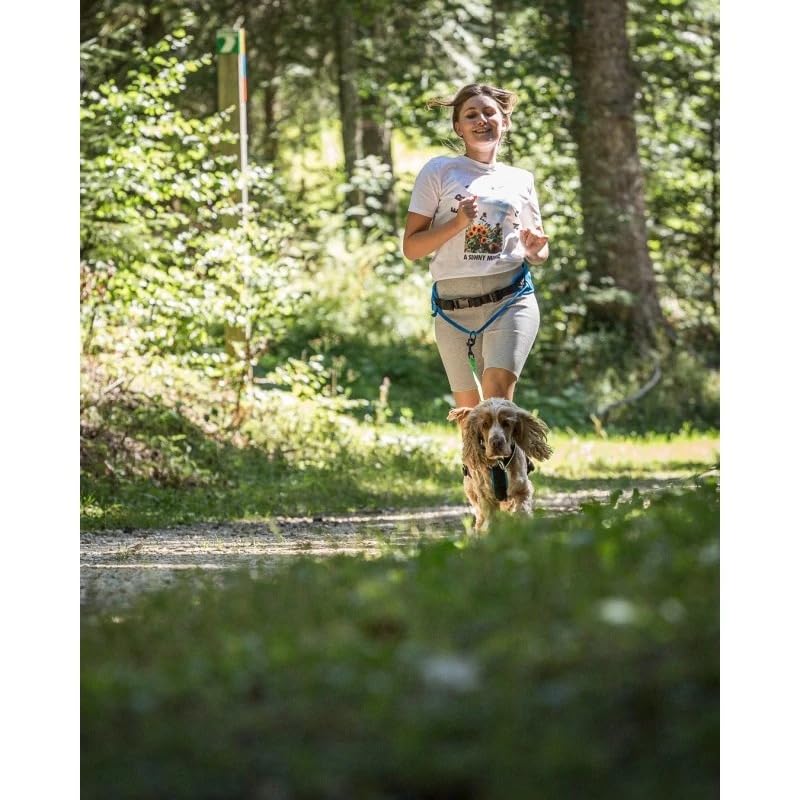 Inlandsis Canicross-Gürtel für Hunde, Schwarz, Kindergröße