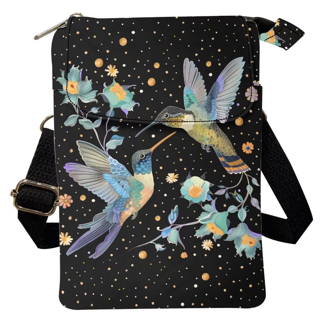 Kuiaobaty Crossbody Sling bag for Women Stylish Bags for Girls Outdoor Travel Zip Cloth Bag Cellphone Storage Purse