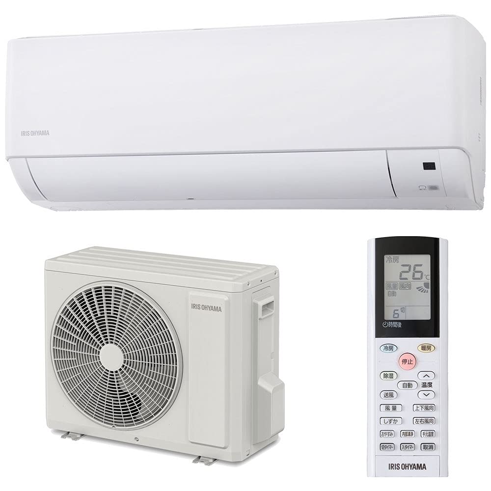 Amazon | 【設置工事費込】 アイリスオーヤマ ルームエアコン 8畳 2.5 