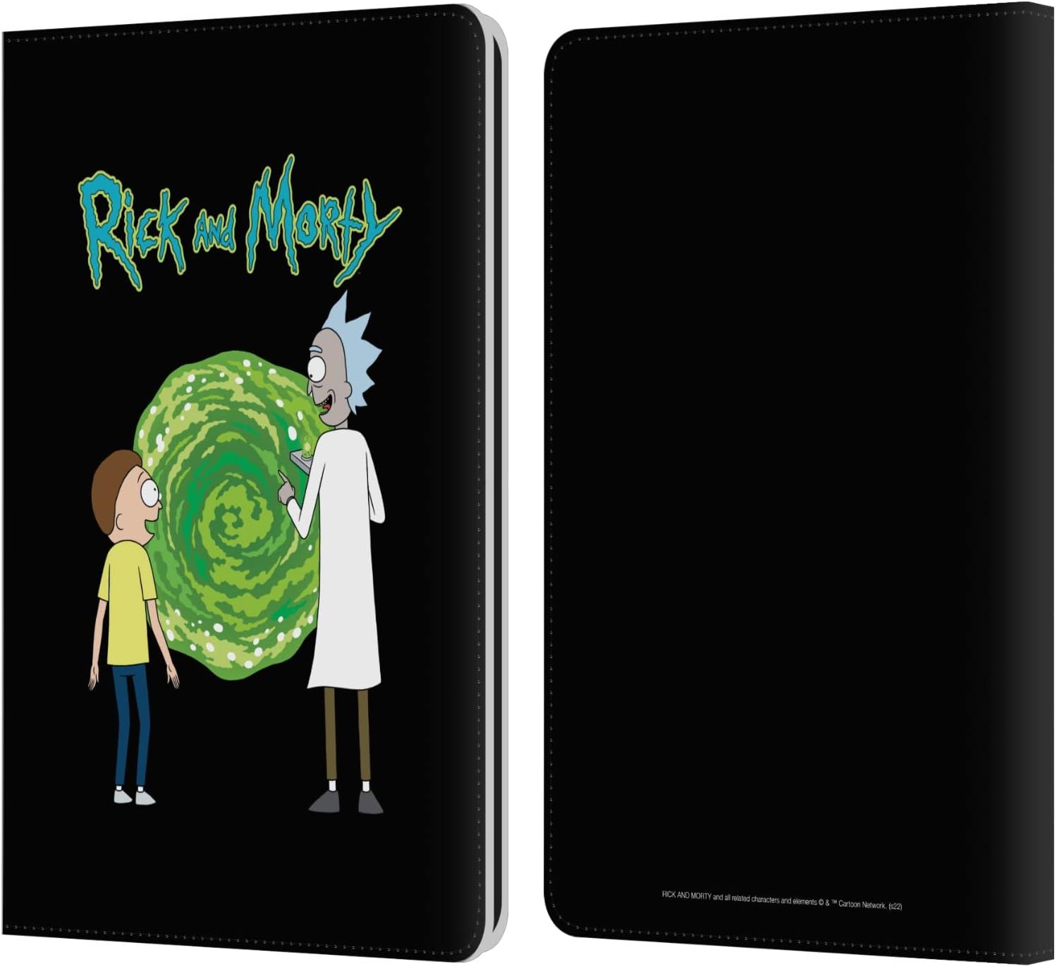 Head Case Designs Officially Licensed Rick and Morty Don't Touch My Stuff Season 5 Graphics Leather Wallet Case Compatible with Kindle Paperwhite 1/2 / 3