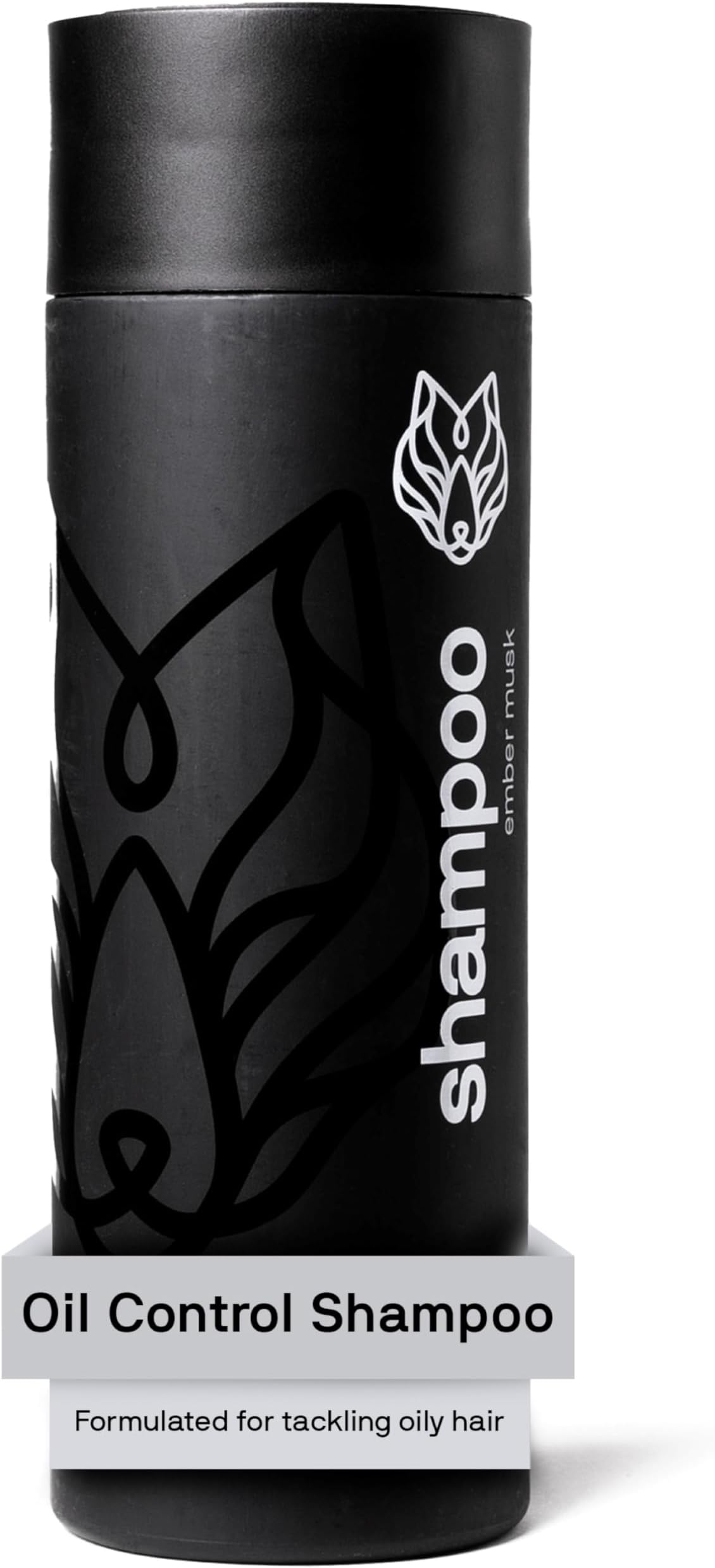 Mens Shampoo for Oily Hair, 12 Fl Oz - Charcoal-Infused Oil Control Shampoo with Moisturizing & Deep Cleansing Formula Hydrates & Nourishes Scalp - Daily Hair Care for Men