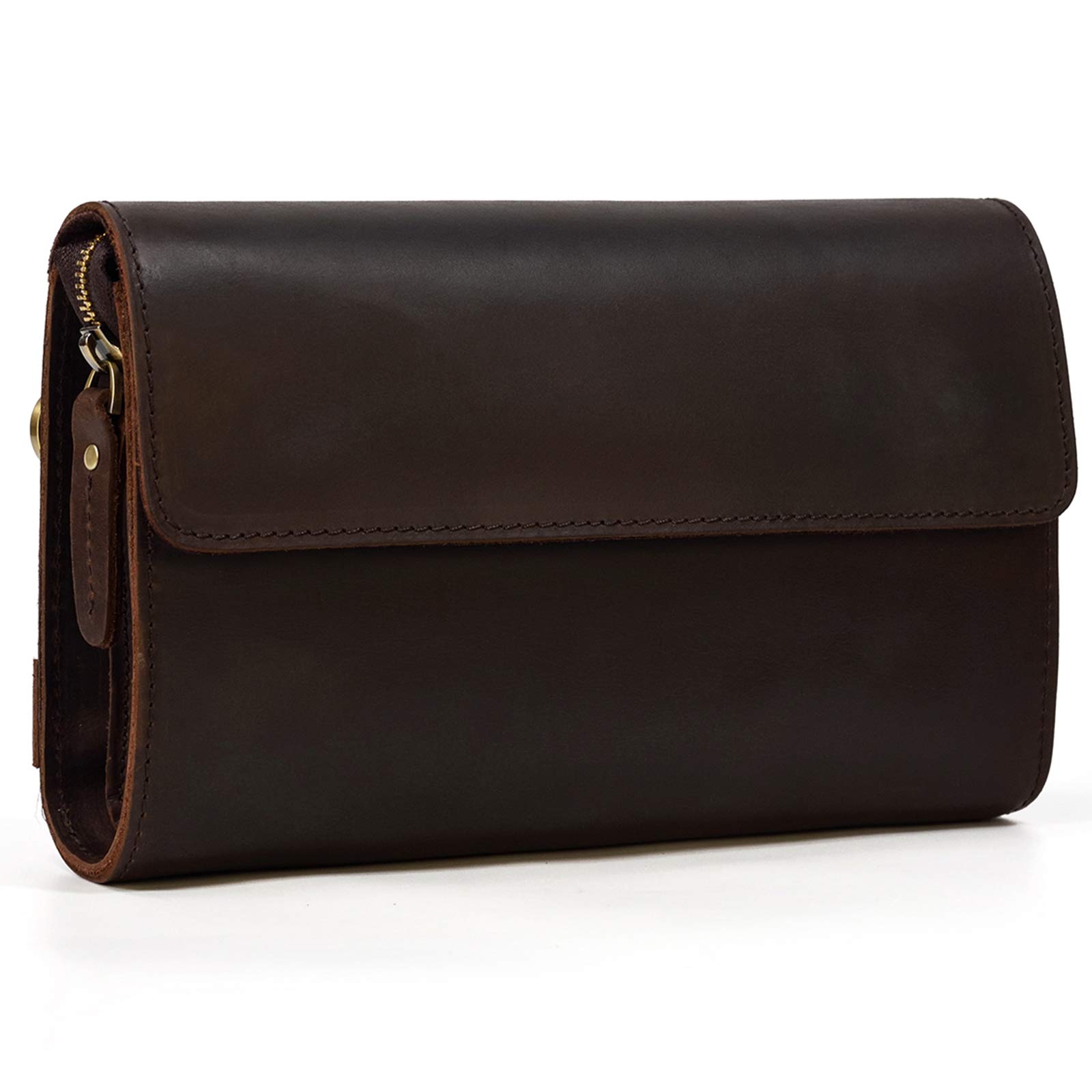 Amazon | [wifreo] セカンドバッグ 本革 メンズ 大容量 レザー