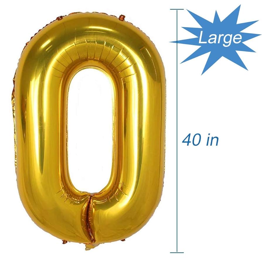 Amazon | Tellpet ゴールド 数字 10 バルーン 40インチ Gold 70