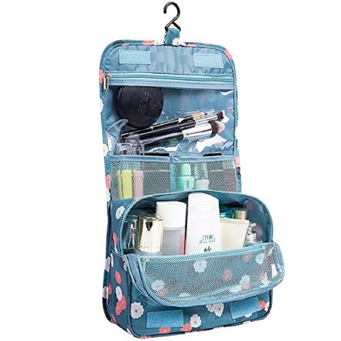 KRUPANIDHI Travel Cosmetic Makeup Toiletry Case Storage Pouch Handbag