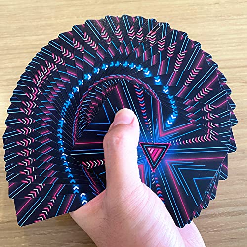 Baraja de Poker Black Knight Cardistry Plastico 56 piezas miniatura 2