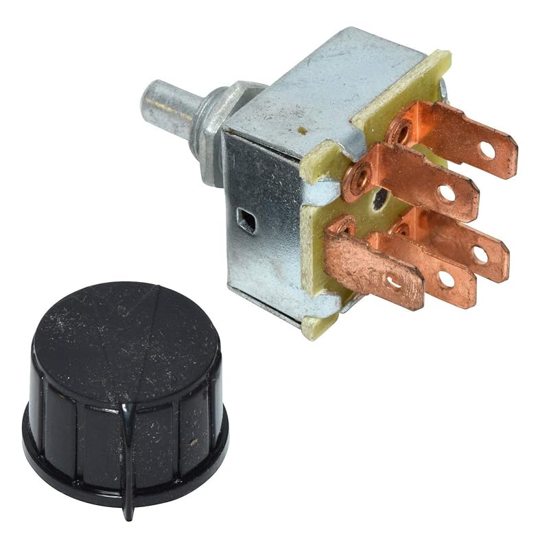 Interruptor rotativo do ventilador do ar-condicionado TITISKIN, 3 velocidades, 5 terminais – 1 unidade