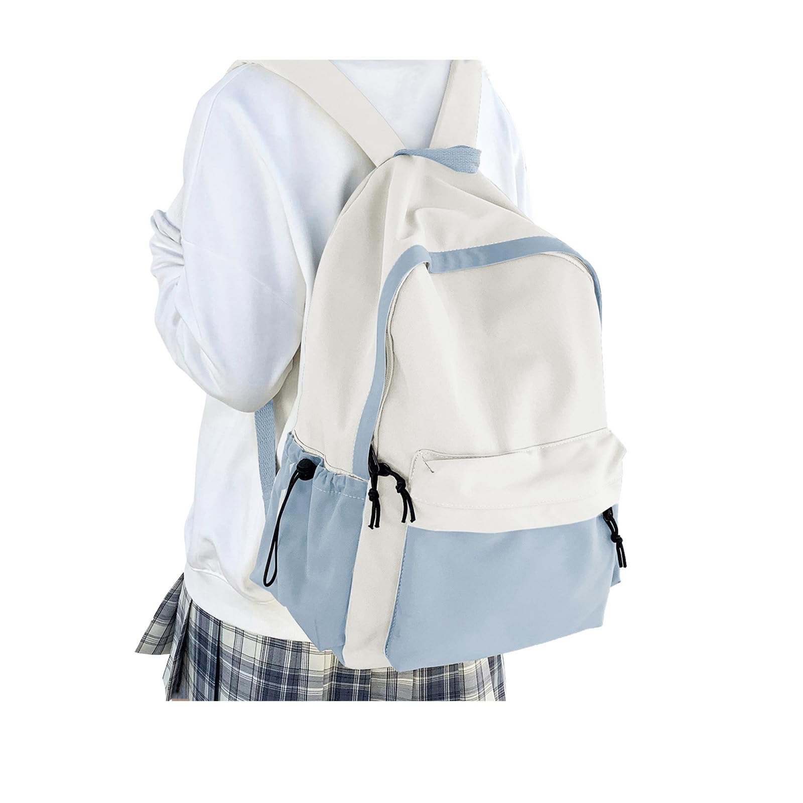 HYC00 Schulrucksack Damen, Causal Travel Schultaschen 14 Zoll Laptop Rucksack für Mädchen im Teenageralter Leichter Rucksack Wasserabweisend Bookbag College Boys Men Work Daypack