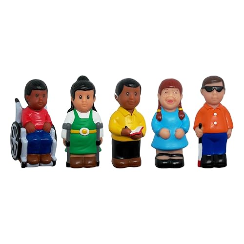 Get Ready Kids Figuras de juego de amigos con discapacidades