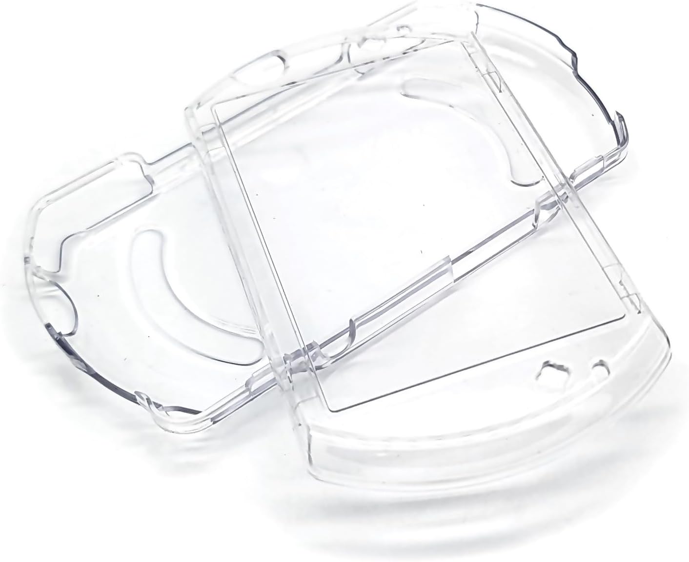 New for PSPGO Clear Crystal Shell Hard Protective Housing Case, Compatible with for Sony PlayStation GO Handheld Game Console, Split Type Scratch-Resistant Top / Bottom Outer Protection Covers