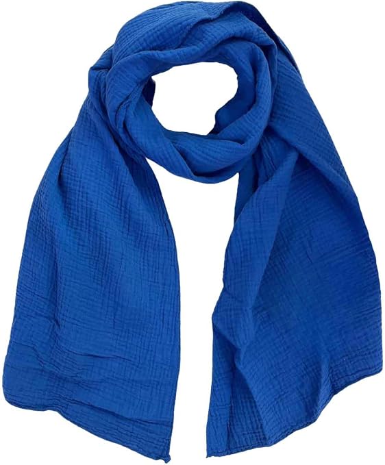 Stylx Musselin Stilltuch – Langer Schal Aus 100% Baumwolle, 64 X 210 Cm, Vielseitig Als Schal, Stola Oder Kopftuch