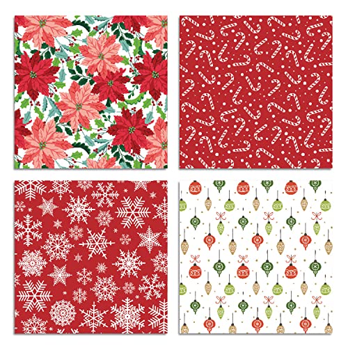 YASMEN Scrapbook Paper Pad, 24 Sheets Scrapbooking Supplies Paper, 6\"×6” Patterned Cardstock Paper, Cardmaking Craft Paper Pack for Planners Journals Background Borders Greeting Cards Retro Crafts